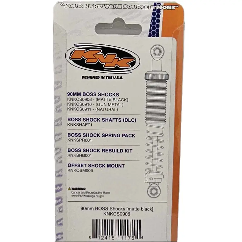 Team Knk - 90Mm Boss Shock-Matte Black (2) 2