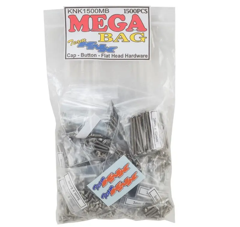 Team Knk - Mega Bag - 1500 Piece Stainless Bulk Bag 1