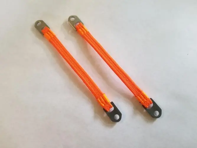 Team Knk - Neon Orange 90Mm Limit Straps 1