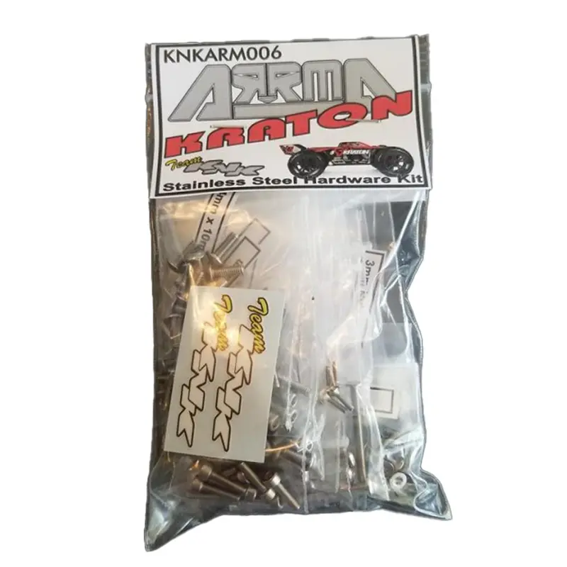 Team Knk - Stainless Hardware Kit For Arrma Kraton 1