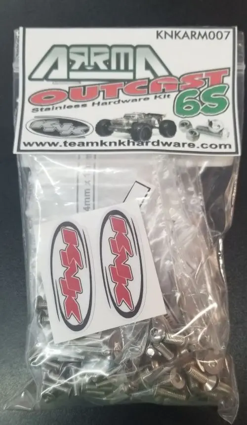 Team Knk - Stainless Hardware Kit For Arrma Outcast 1