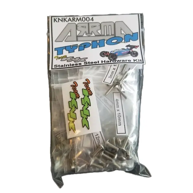 Team Knk - Stainless Hardware Kit For Arrma Typhon 1