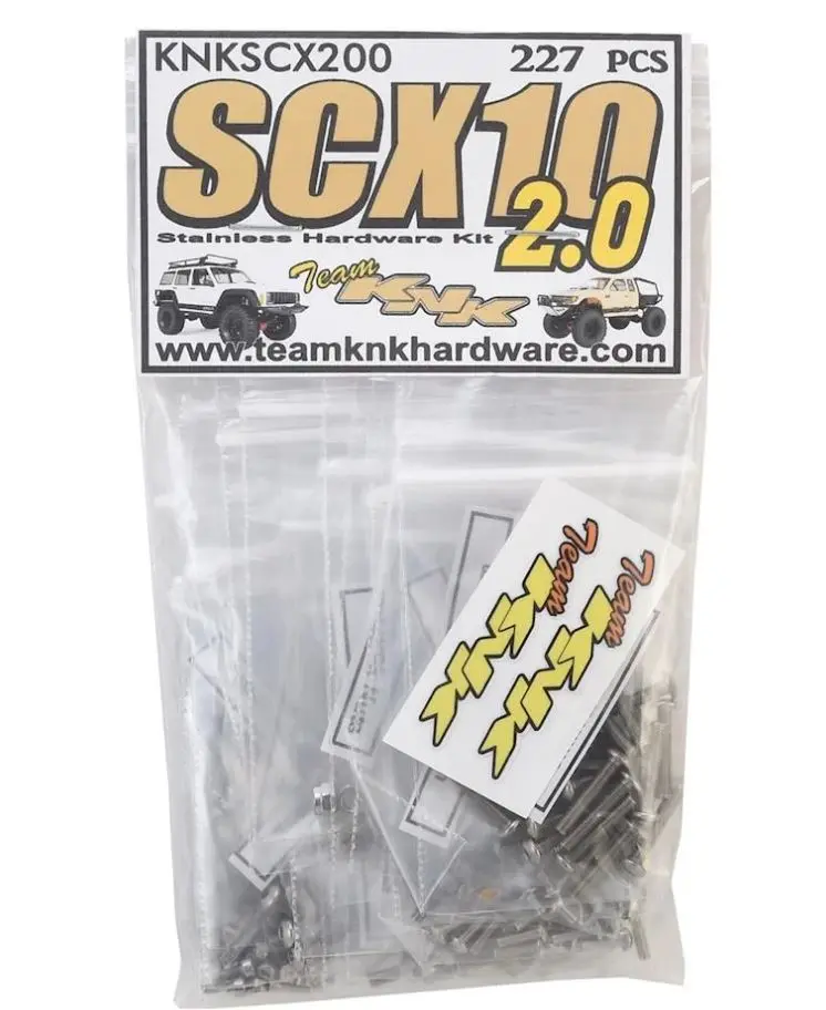 Team Knk - Stainless Hardware Kit For Axial Scx10 2.0 1