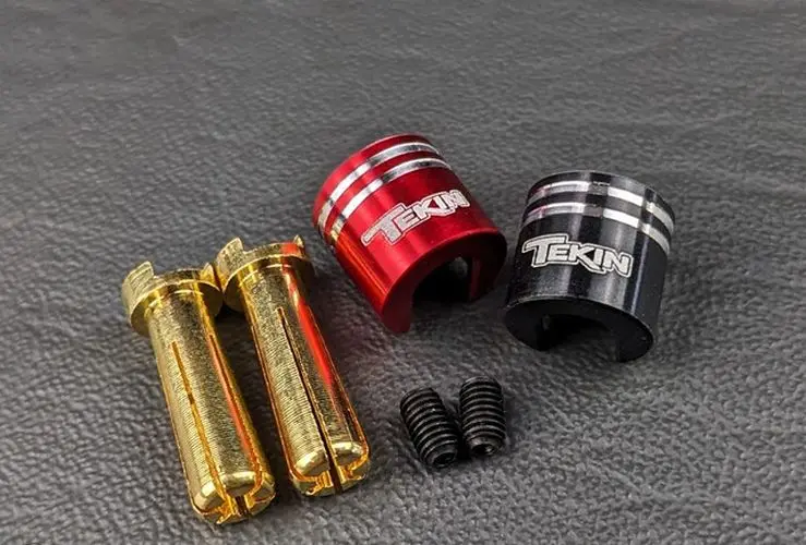 Tekin - 5Mm Bullets 90Deg Heatsink 2Pc 1