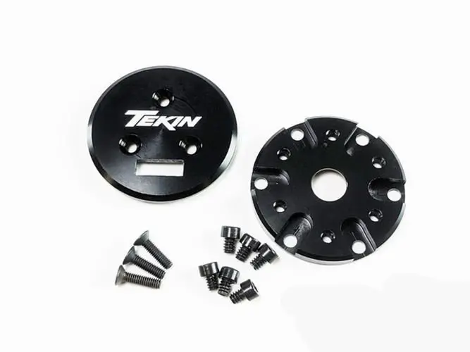 Tekin - Roc412 Bl Front Endbell / Rear Cap / Scr's 1