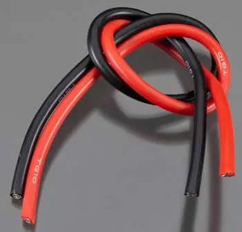 Tq Wire - 10 Gauge Super Flexible Wire - 1' Ea. Black And Red 1