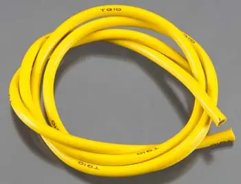 Tq Wire - 10 Gauge Super Flexible Wire - Yellow 3' 1