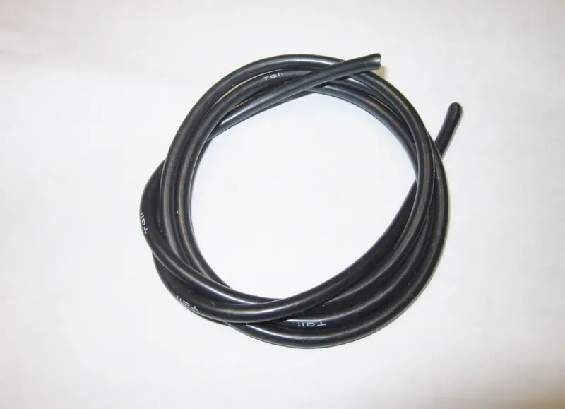 Tq Wire - 11 Gauge Super Flexible Wire- 3' Black 1