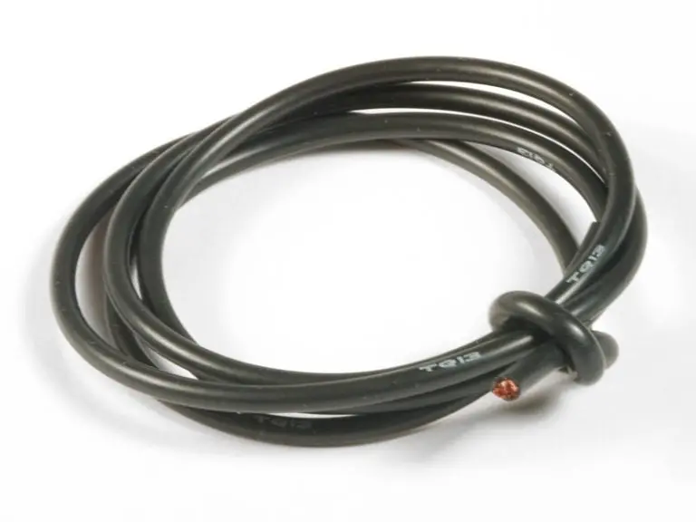 Tq Wire - 13 Guage Wire Silicone Wire Black (50') 1