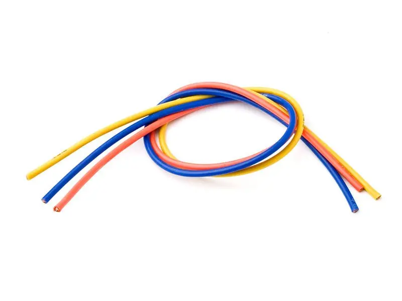 Tq Wire - 16 Gauge Super Flexible Wire- 1' Ea. Blue, Yellow, Orange 1
