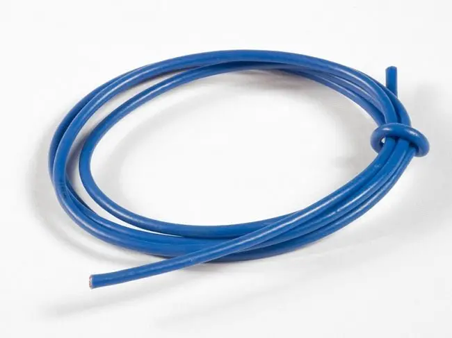 Tq Wire - 16 Gauge Super Flexible Wire- Blue 3' 1