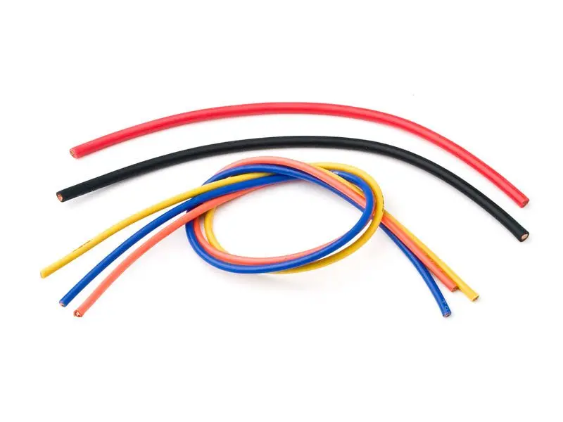 Tq Wire - Esc Wiring Kit- 1' Ea. 16 Ga. Blue, Yellow, Orange  6" Ea. 13 Ga. Red, Black 1
