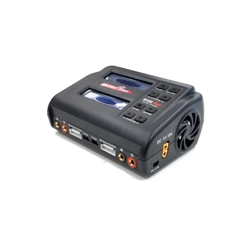 Ultra Power Technology - Up200 Duo 200W Dual Port Multi-Chemistry Ac/Dc Charger 1