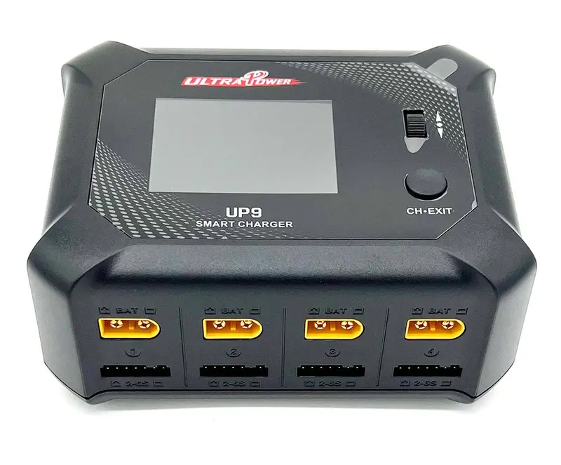 Ultra Power Technology - Up9 Ac 100W / Dc 200W Four Port Multi-Chemistry Smart Charger 1