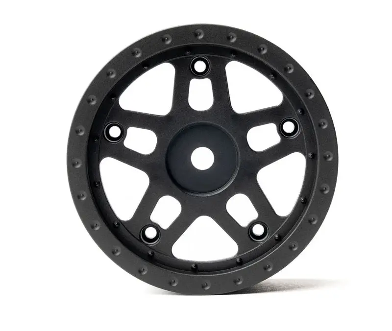 Whitz Racing - 1/10 Whiplash Rear 2.2" 12Mm Sprint Car Wheels (2) With Inserts, Yellow 1