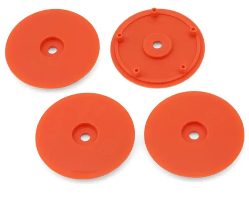 Whitz Racing - 1/10 Whiplash Wheel Covers (Orange) 1