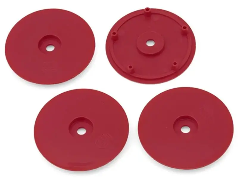 Whitz Racing - 1/10 Whiplash Wheel Covers (Red) 1