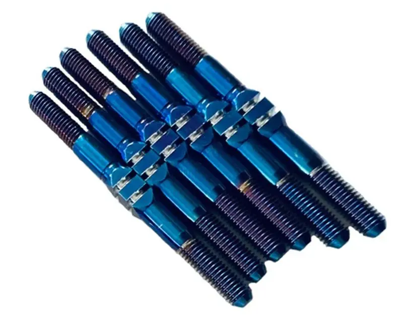 Whitz Racing - Custom Works Outlaw 5 - Hypermax Titanium Turnbuckles, Blue 1
