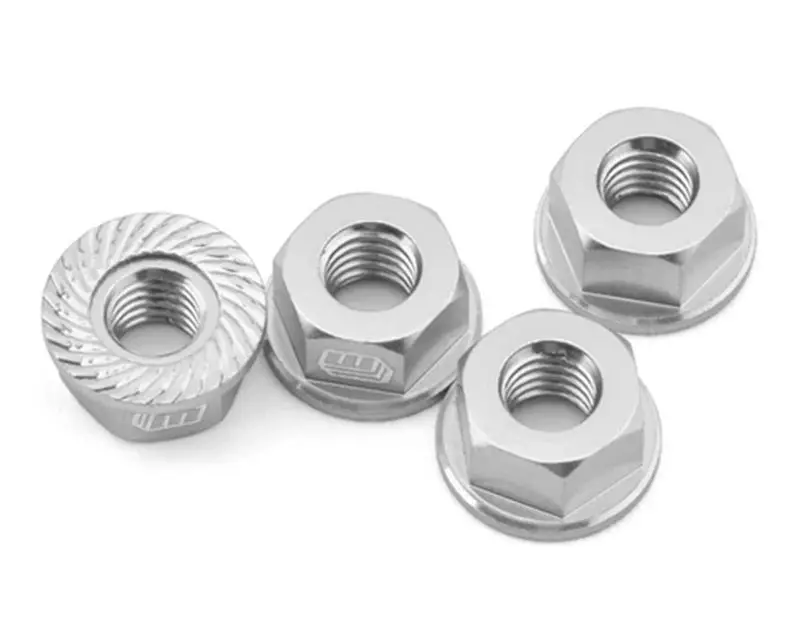 Whitz Racing - M4 Flanged Wheel Nut (Silver) 1