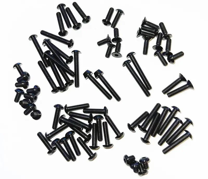 Whitz Racing Products - Xray Xb2 2025 Hyperlite Titanium Upper Screw Kit, 1