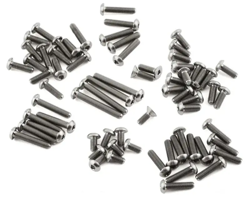 Whitz Racing - Schumacher Cat L1 - Hyperlite 2.5Mm Titanium Upper Screw Kit, Natural 1