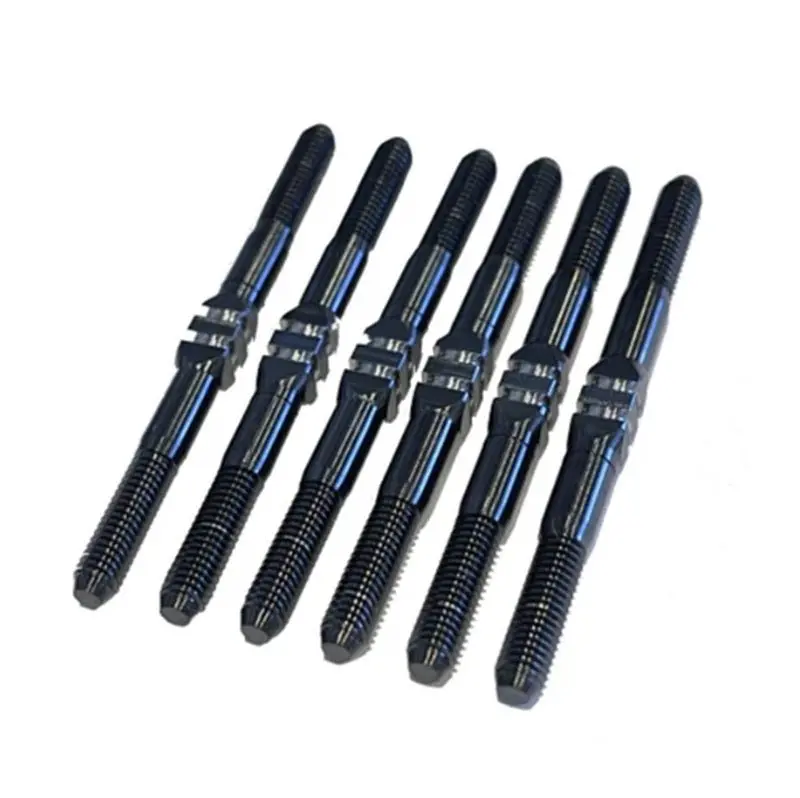Whitz Racing - Team Associated B6.1/B6.1D - Hypermax 3.5Mm Titanium Turnbuckle Kit, Black 1