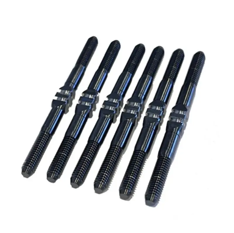 Whitz Racing - Team Associated B6.2 / B6.2D - Hypermax 3.5Mm Titanium Turnbuckle Kit, Black 1