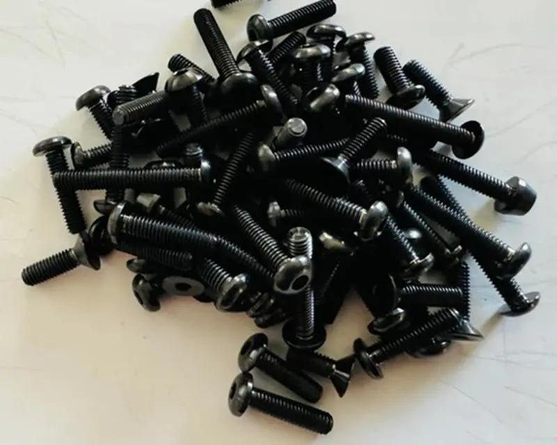 Whitz Racing - Team Associated B7 Hyperlite Ti Upper Screw Kit (Black) 1