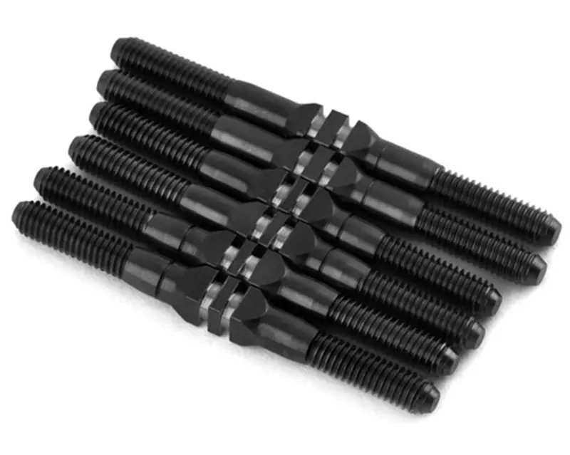 Whitz Racing - Team Associated B74.2 Hypermax Ti Turnbuckles (Black) 1