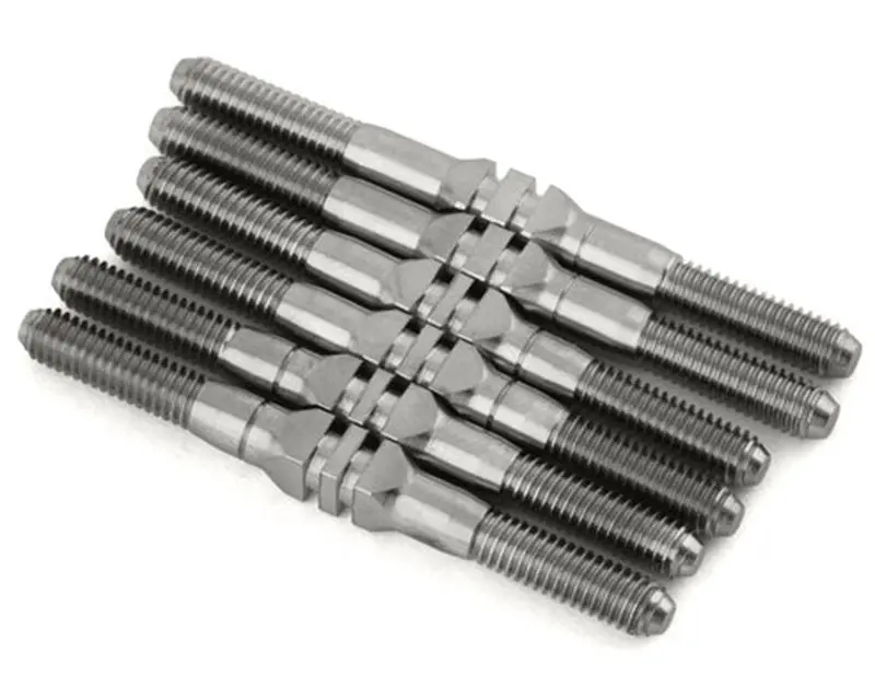 Whitz Racing - Team Associated B74.2 Hypermax Ti Turnbuckles (Natural) 1