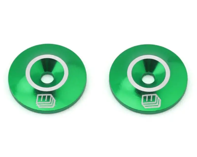 Whitz Racing - Wing Washers / Buttons Green (2) 1