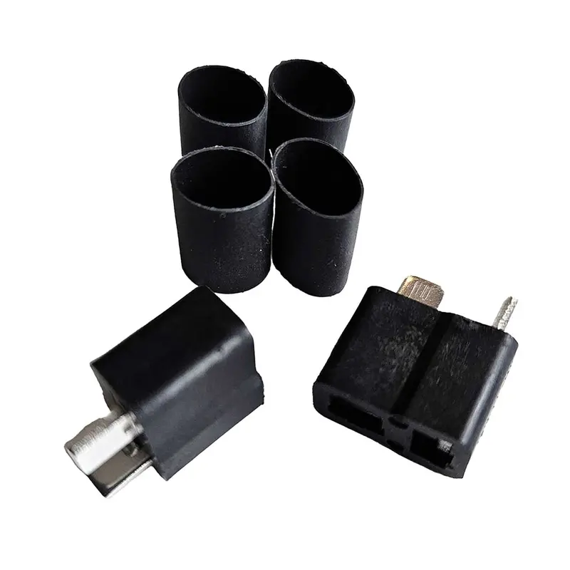 Ws Deans - Hw High Temp Ultra Plug, Black, Female, For 10-12 Gauge Wire, 2-Pack 1