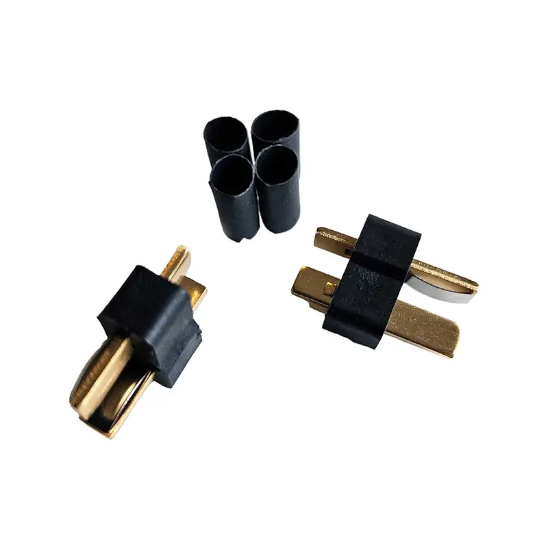 Ws Deans - Hw High Temp Ultra Plug, Black ,For 12-16 Gauge Wire, 1Pr 1