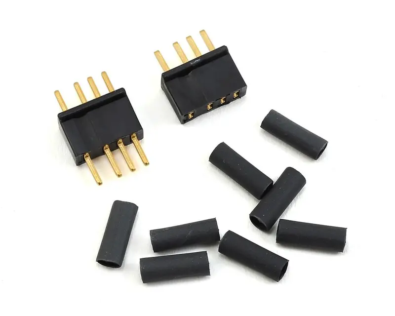 Ws Deans - Micro 4B Connector- Black 1