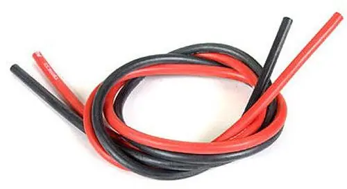 Ws Deans - Red & Black 12 Gauge Wet Noodle Wire, 3Ft 1