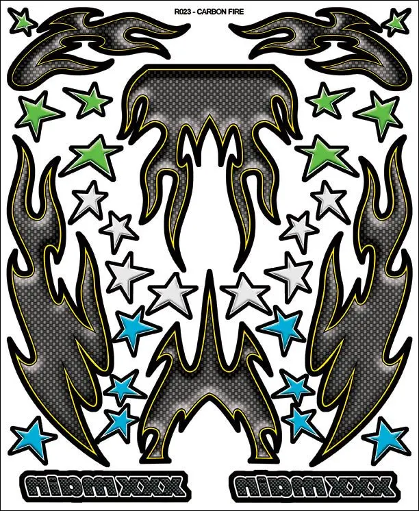 Xxx Main Racing - Carbon Fire Internal Graphic 1