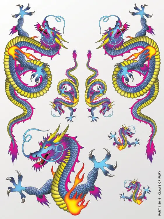 Xxx Main Racing - Claws Of Fury Sticker Sheet 1