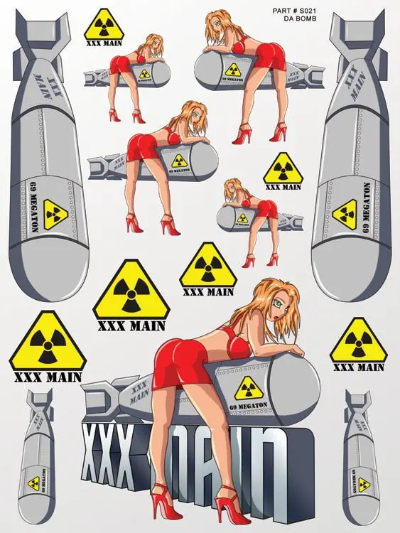 Xxx Main Racing - Da Bomb Sticker Sheet 1