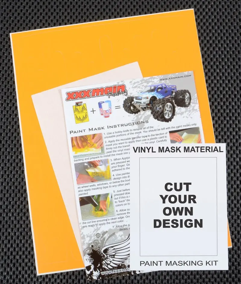 Xxx Main Racing - Do It Yourself Paint Mask 1