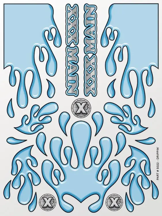 Xxx Main Racing - Drippin' Sticker Sheet 1