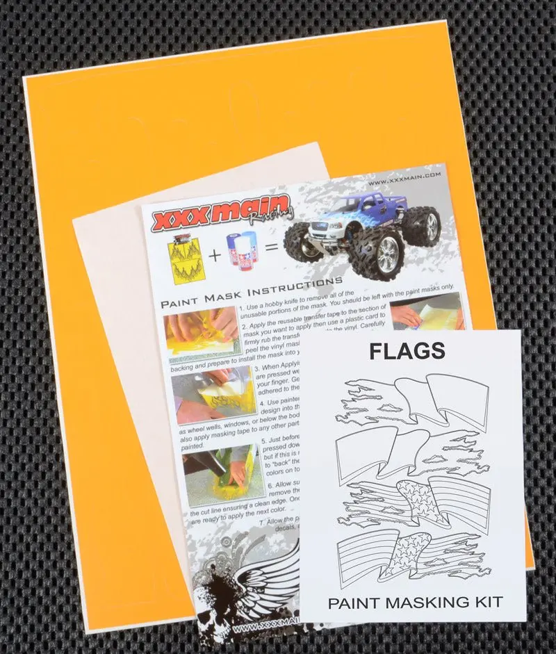 Xxx Main Racing - Flags Paint Mask 1
