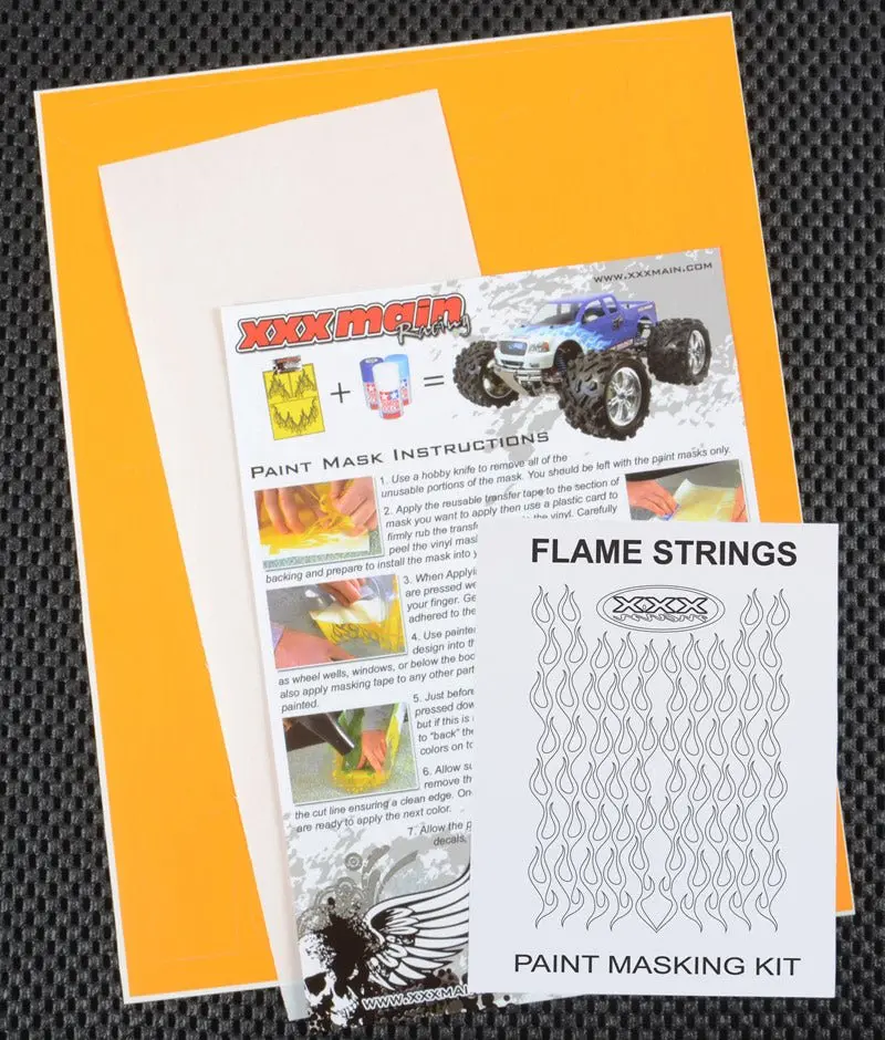 Xxx Main Racing - Flame Strings Paint Mask 1