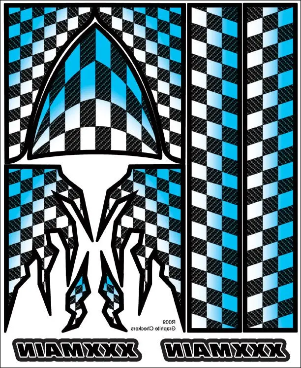 Xxx Main Racing - Graphite Checkers Internal Graphic 1