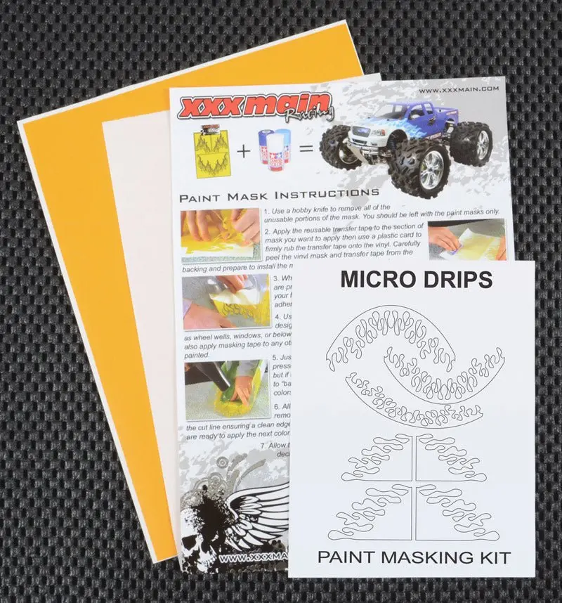 Xxx Main Racing - Micro Drips Paint Mask 1