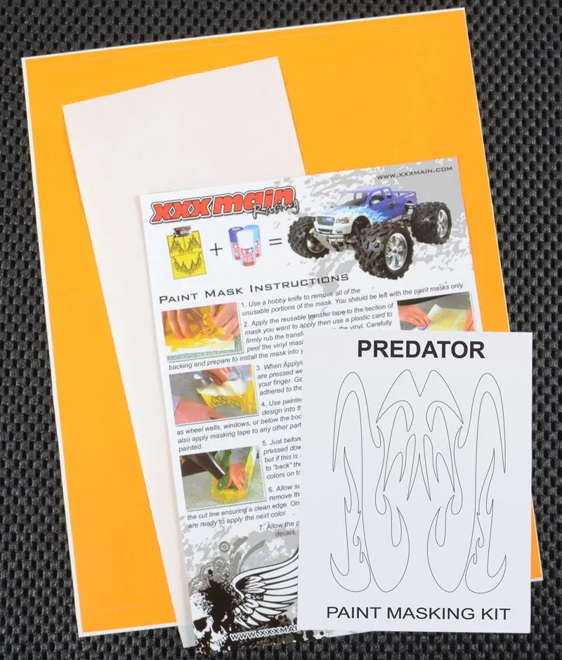 Xxx Main Racing - Predator Paint Mask 1