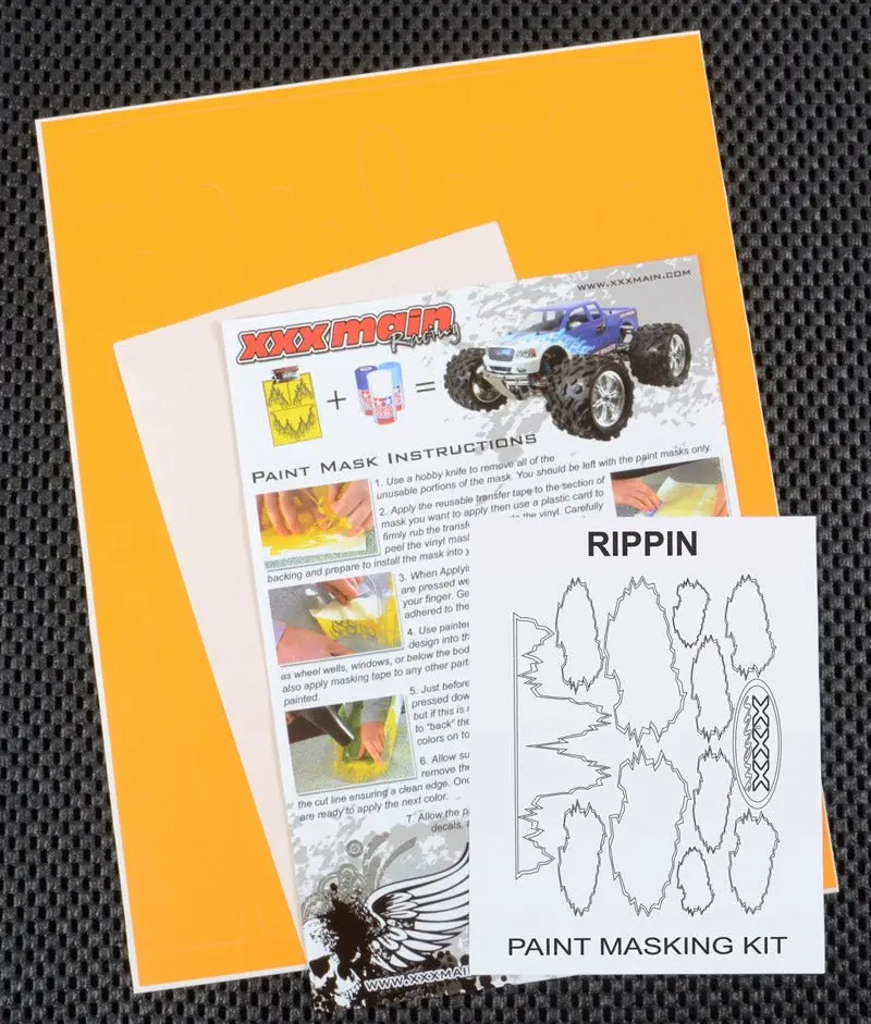 Xxx Main Racing - Rippin Paint Mask 1