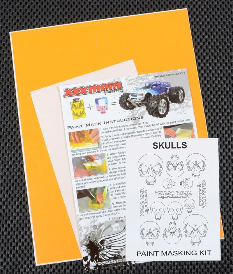 Xxx Main Racing - Skulls Paint Mask 1