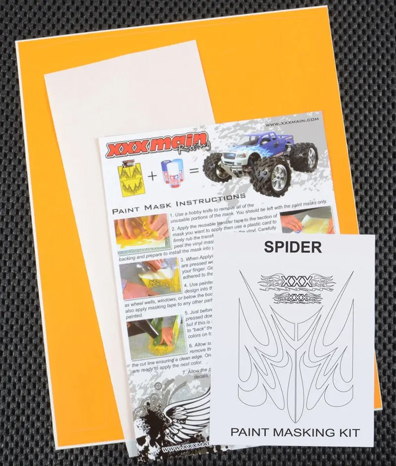 Xxx Main Racing - Spider Paint Mask 1