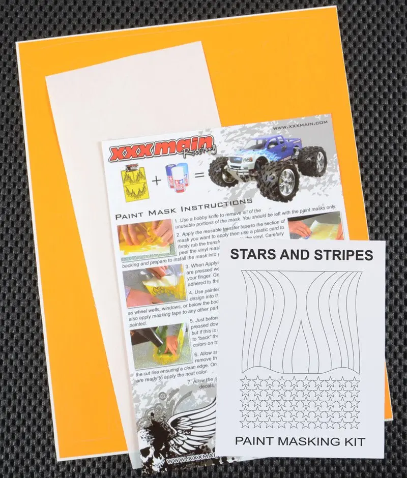 Xxx Main Racing - Stars And Stripes Paint Mask 1