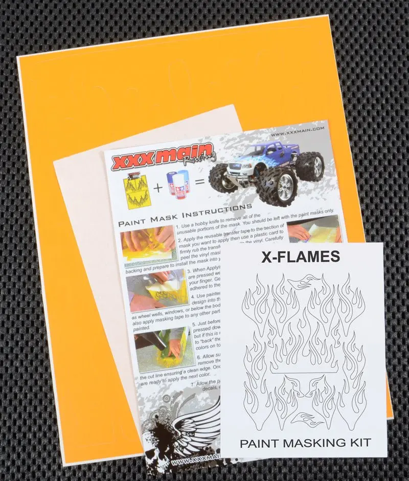 Xxx Main Racing - X-Flames Paint Mask 1